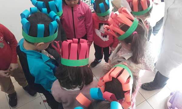 Gorros Cocina en CEIP Neill 2016